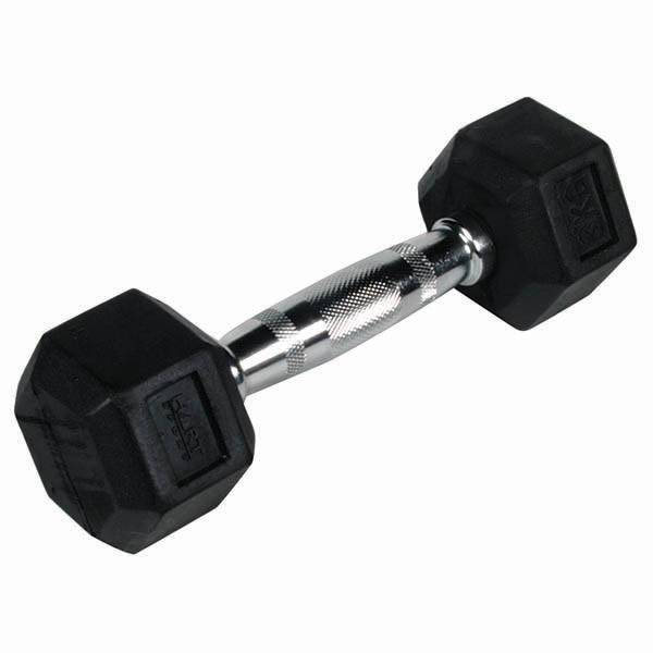 HART Rubber Hex Dumbbells - Hart Sport NZ