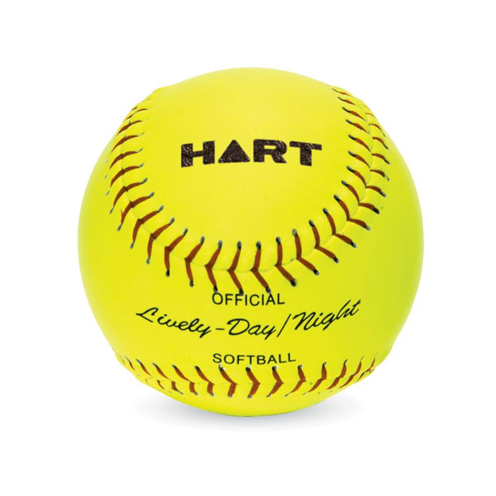 HART Leather Softball 12" Yellow - Hart Sport NZ