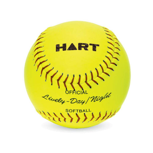 HART Leather Softball 12" Yellow - Hart Sport NZ