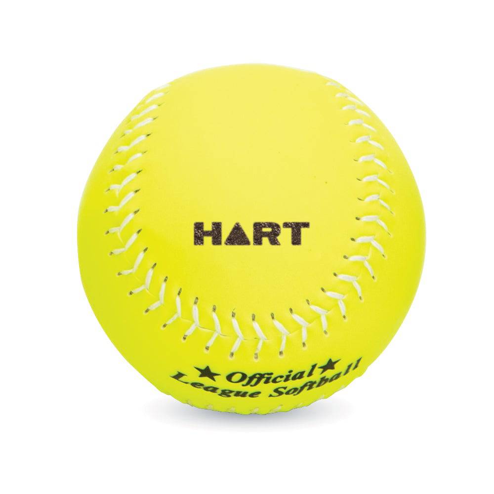 HART Syn/Leather Softball 12" Yellow - Hart Sport NZ