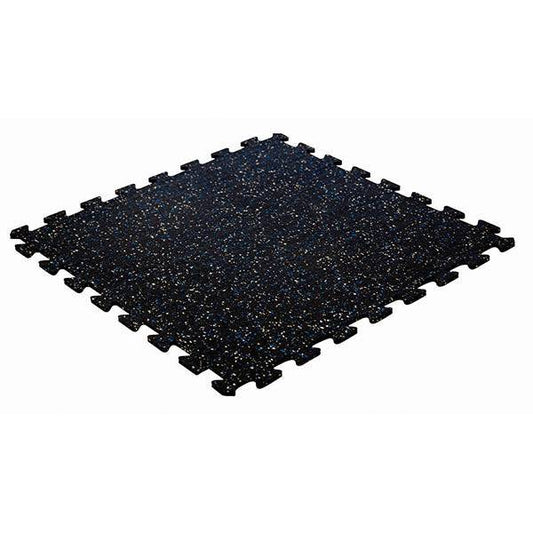 HART Interlocking Gym Tile 6mm - Blue/White Speck - Hart Sport NZ