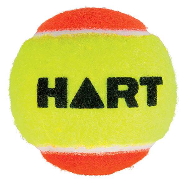 HART Low Compression Tennis Ball 60mm - Yellow / Orange - Hart Sport NZ