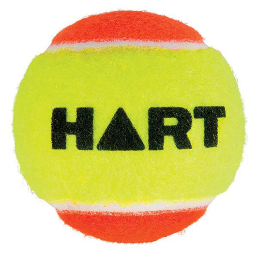 HART Low Compression Tennis Ball 60mm - Yellow / Orange - Hart Sport NZ