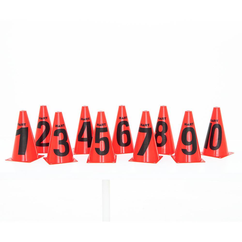 HART Marking Cones Number Set from 1 to 10 - Hart Sport NZ