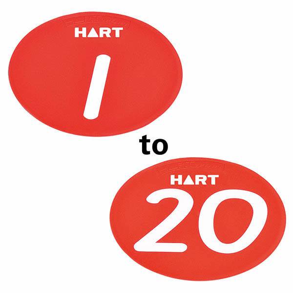 HART Numbered Disc Set of 20 - Hart Sport NZ