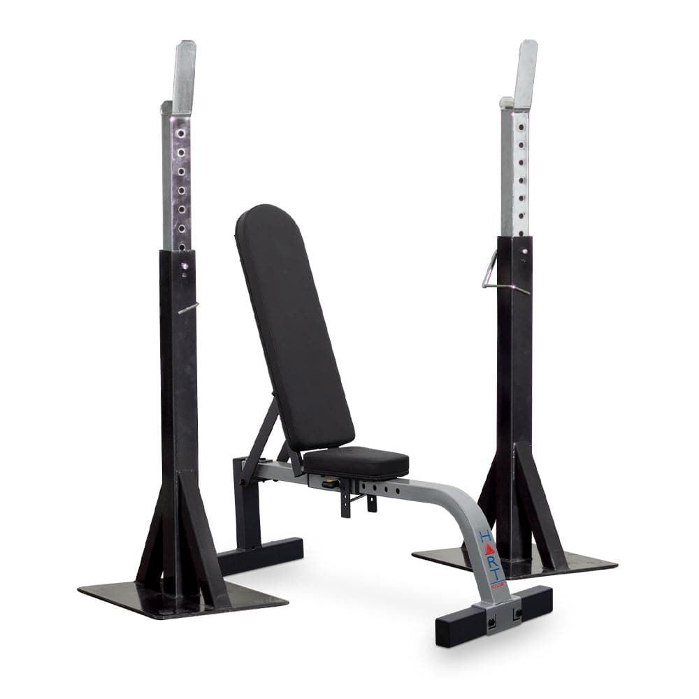 HART Pro Squat Stand Combo Flat/Incline Bench - Hart Sport NZ