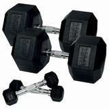 HART Rubber Hex Dumbbell Set - 1kg to 50kg - Hart Sport NZ