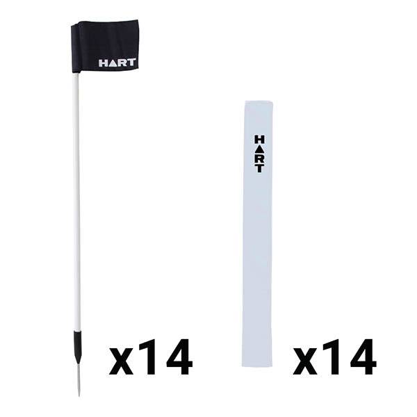 HART Rugby Sideline Post Kit Set of 14 - Hart Sport NZ