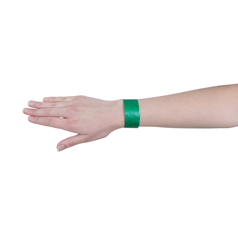 Disposable Wrist Bands Green x 100 - Hart Sport NZ