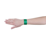 Disposable Wrist Bands Green x 100 - Hart Sport NZ