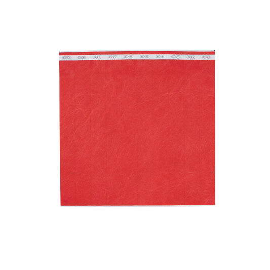 Disposable Wrist Bands Red x 100 - Hart Sport NZ