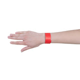 Disposable Wrist Bands Red x 100 - Hart Sport NZ