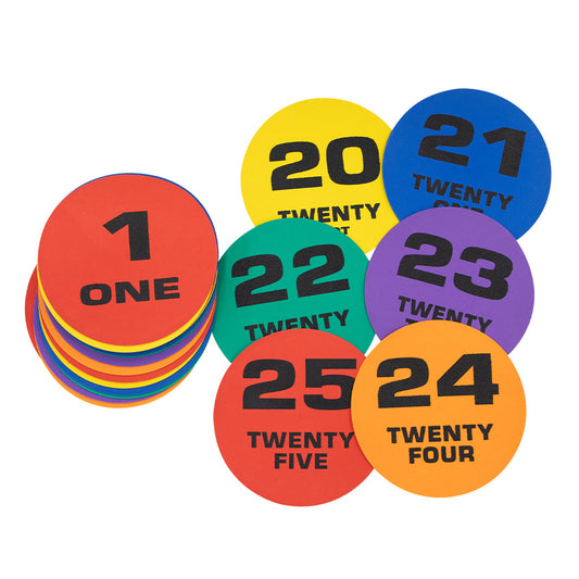 HART Marking Spot Discs Numbered 1 to 25 - Hart Sport NZ