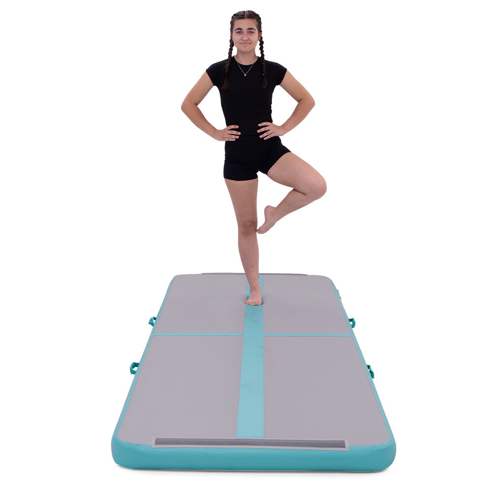 HART Air Track 3m x 1m x 10cm Mint Green/Grey - Hart Sport NZ