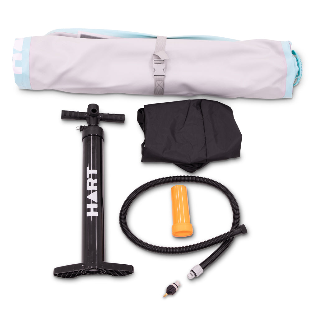 HART Air Track 3m x 1m x 10cm Mint Green/Grey - Hart Sport NZ