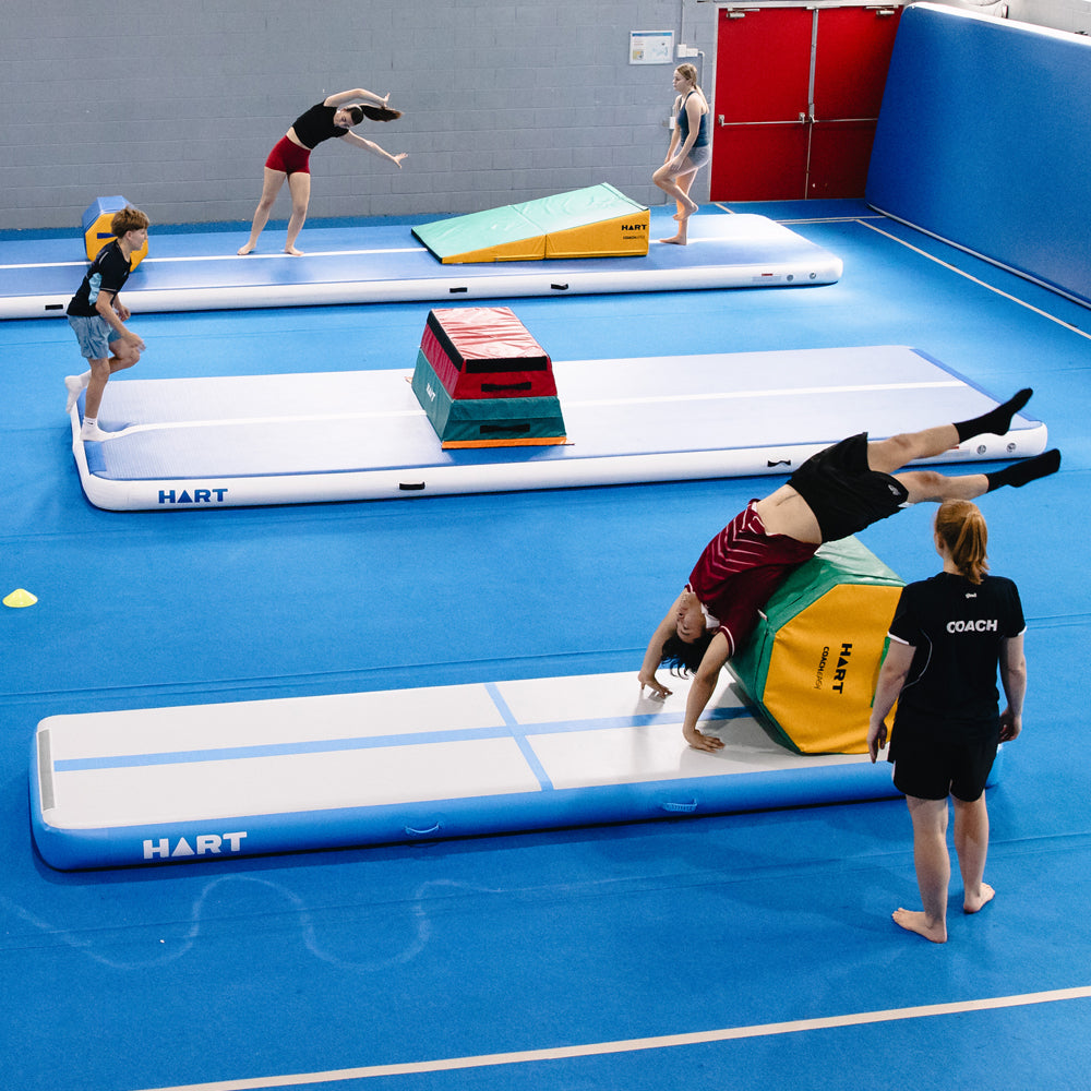 HART Air Track 4m x 1m x 20cm Blue/Grey - Hart Sport NZ