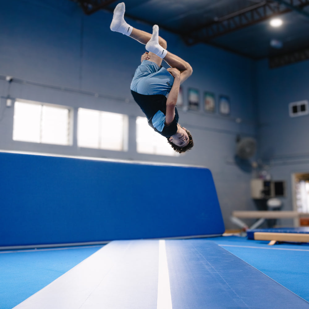 HART Air Track 6m x 2m x 20cm White/Blue - Hart Sport NZ