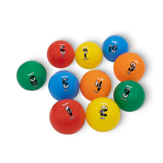 HART Number Balls 20cm Set of 10 - Hart Sport NZ
