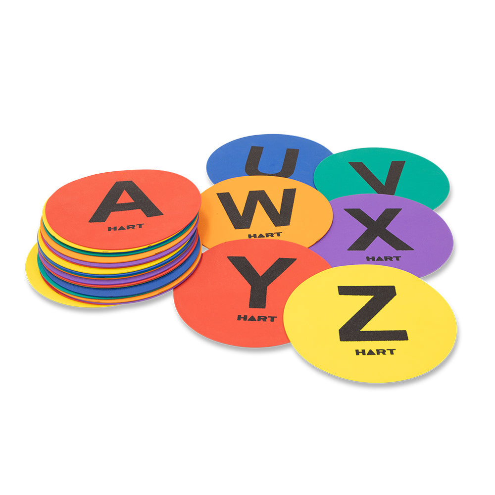Marking Spot Discs Alphabet Set of 26 - Hart Sport NZ