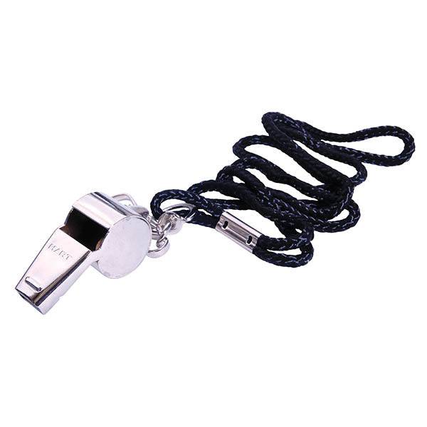 HART Nickel Plated Whistle with Lanyard - Hart Sport NZ