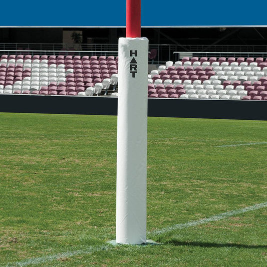 HART Round Rugby Post Pads 25cm - 100mm Cut Out (set of 4) - Hart Sport NZ