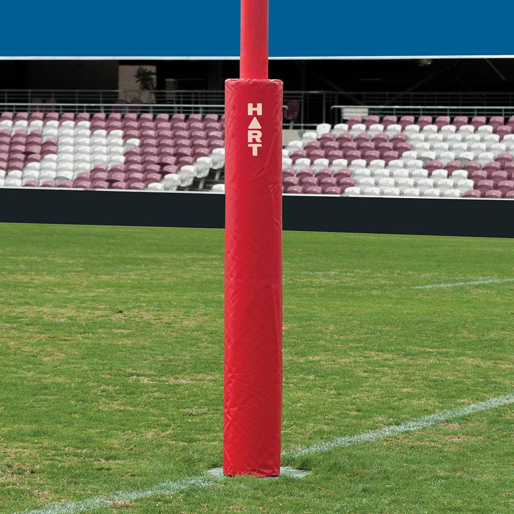 HART Round Rugby Post Pads 25cm - 100mm Cut Out (set of 4) - Hart Sport NZ