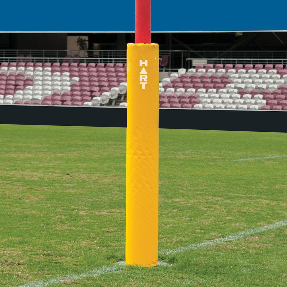 HART Round Rugby Post Pads 25cm - 100mm Cut Out (set of 4) - Hart Sport NZ