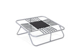 Hart Sport NZ HART Gym Mini Trampoline used for gymnastics training and coach aid, featuring a round jumping surface and safety padding.