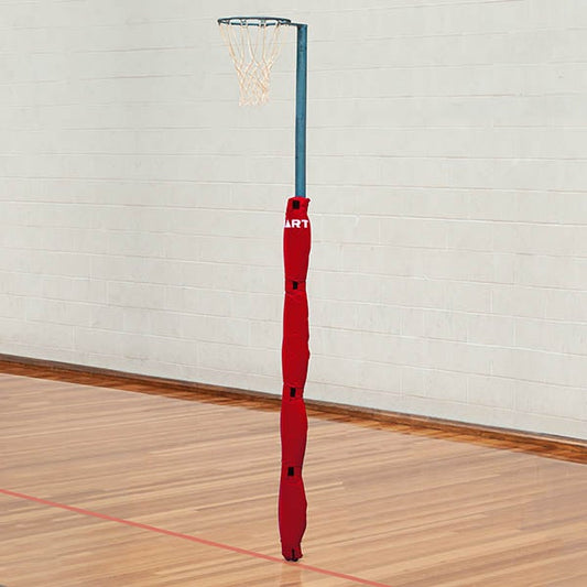 HART Flat Netball Post Pads 2m Red