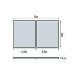 HART 2 Base Block Scissors Mat - Mesh Top - 5m x 3m x 15cm - Hart Sport NZ
