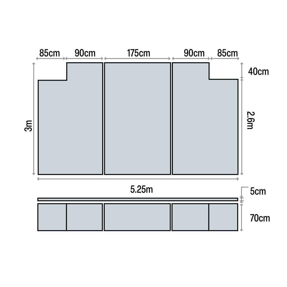 HART Cut Out High Jump Mat - 70cm High - Hart Sport NZ