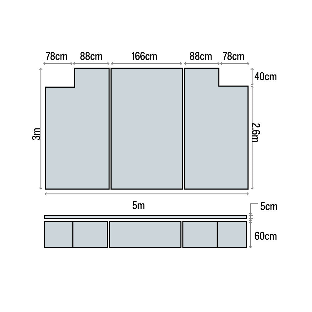 HART Cut Out High Jump Mat - 60cm High - Hart Sport NZ