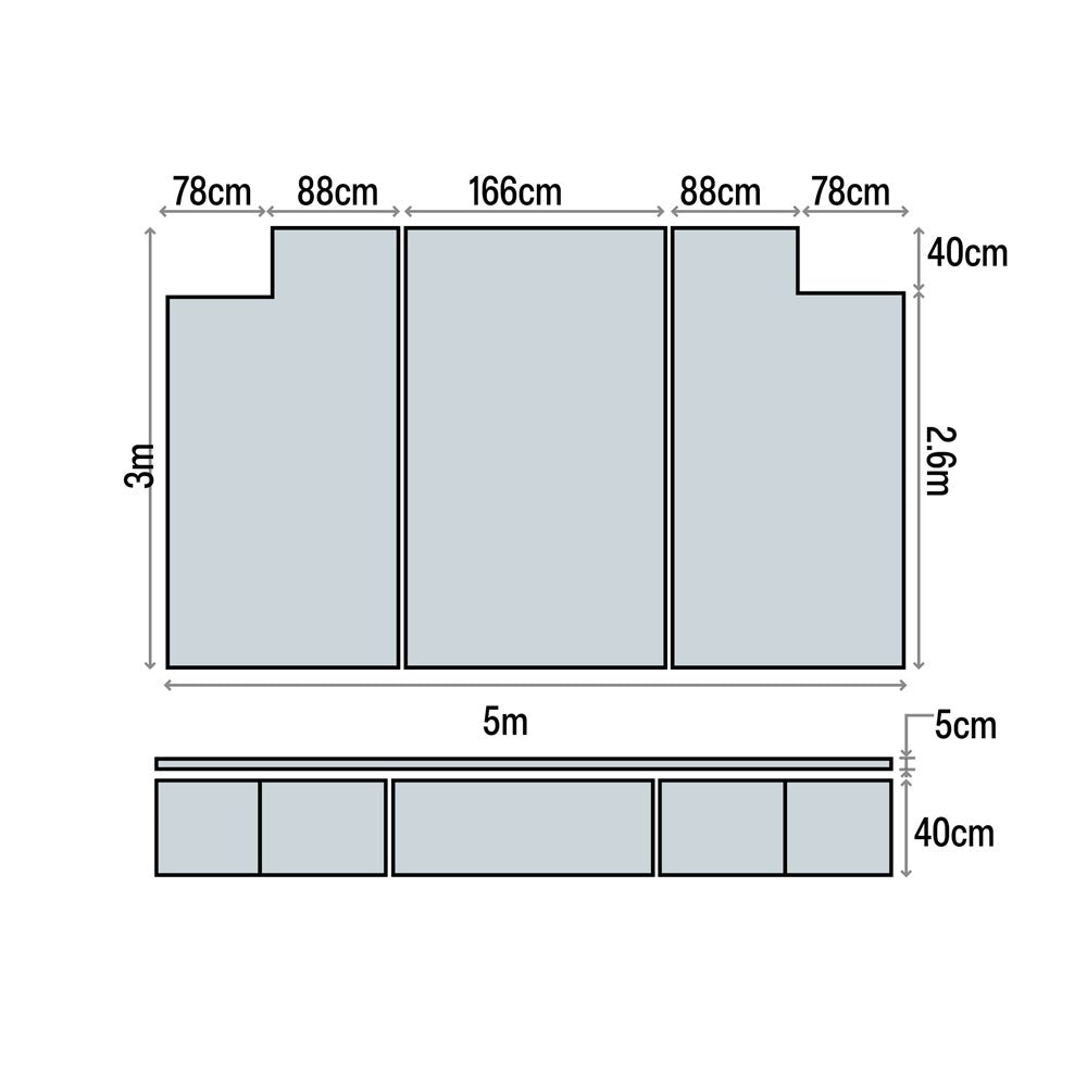 HART Cut Out High Jump Mat - 40cm High - Hart Sport NZ