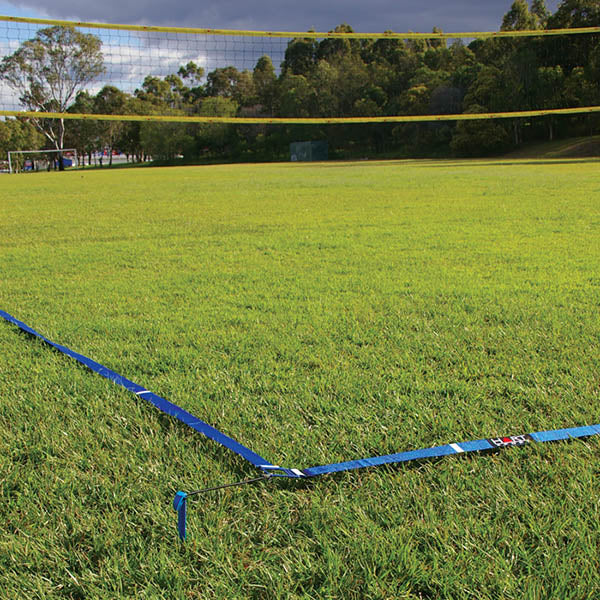 Hart Sport NZ Volleyball Accessories marking set with boundary lines and stakes for creating a volleyball court.