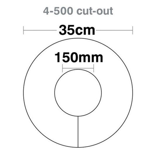 Custom Printed - HART Basketball Post Pads - Large - 150mm Cut Out - HART Sport