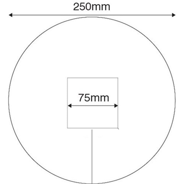 Custom Printed - HART Round Post Protector 75mm - 25cm - HART Sport