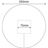 Custom Printed - HART Round Post Protector 75mm - 25cm - HART Sport