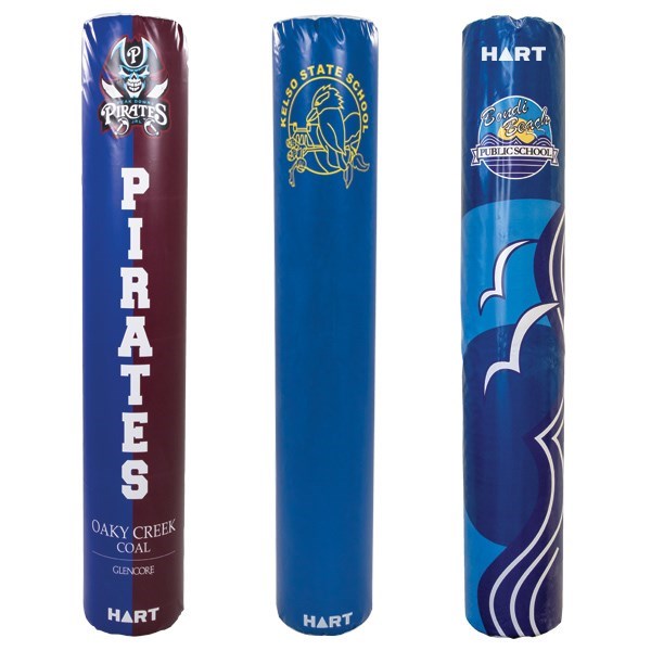 HART Basketball Post Pads - Large - 150mm Cut Out - Custom Printed (pair)