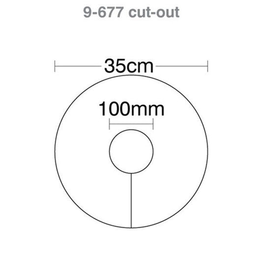 Custom Printed - HART Round Rugby Post Pads - 35cm 100mm Cut Out