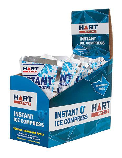 HART Instant Ice Compress Box of 10