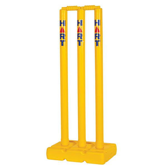 HART Kidz Cricket Stumps - Large Yellow