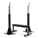 HART Pro Squat Stand Combo Flat Bench