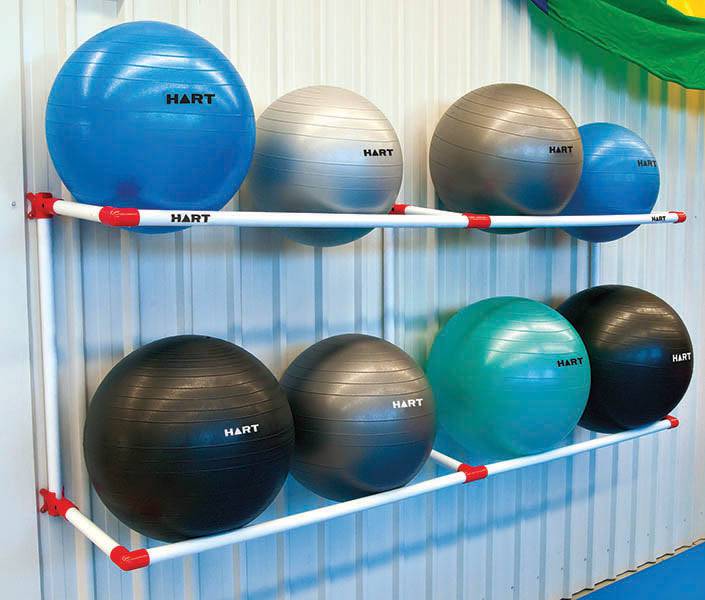 HART Swiss Ball Wall Rack