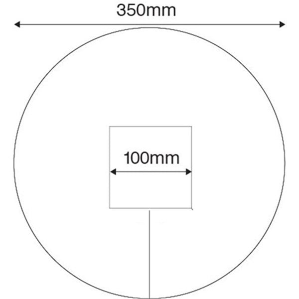 HART Round Post Protector 35cm - Custom Printed (single pad)