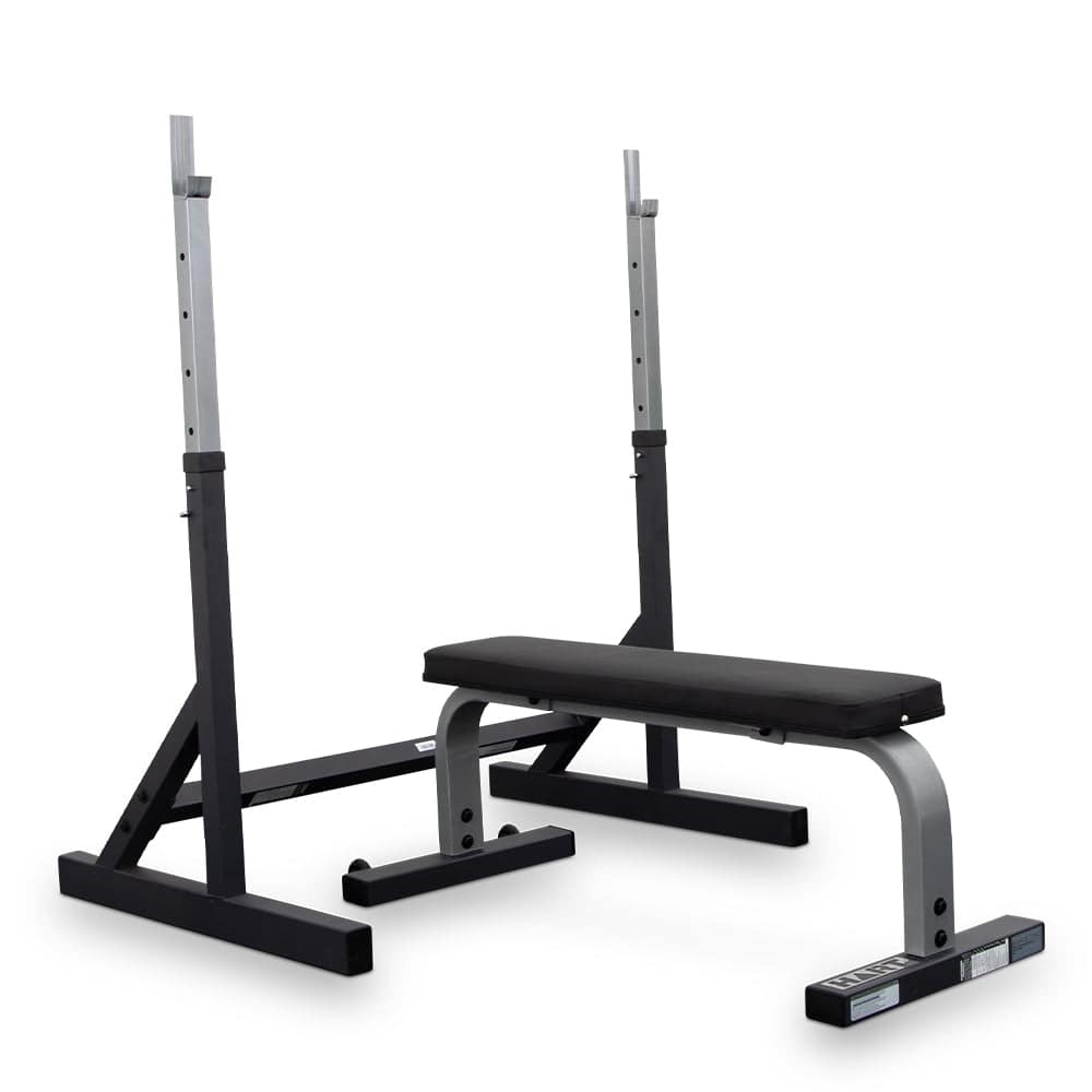 HART Squat Stand Combo Flat Bench - Hart Sport NZ