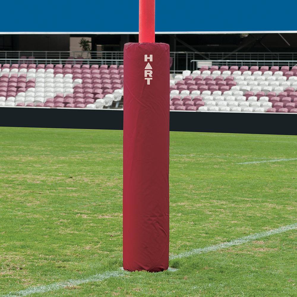 HART Round Rugby Post Pads 35cm - 100mm Cut Out - HART Sport