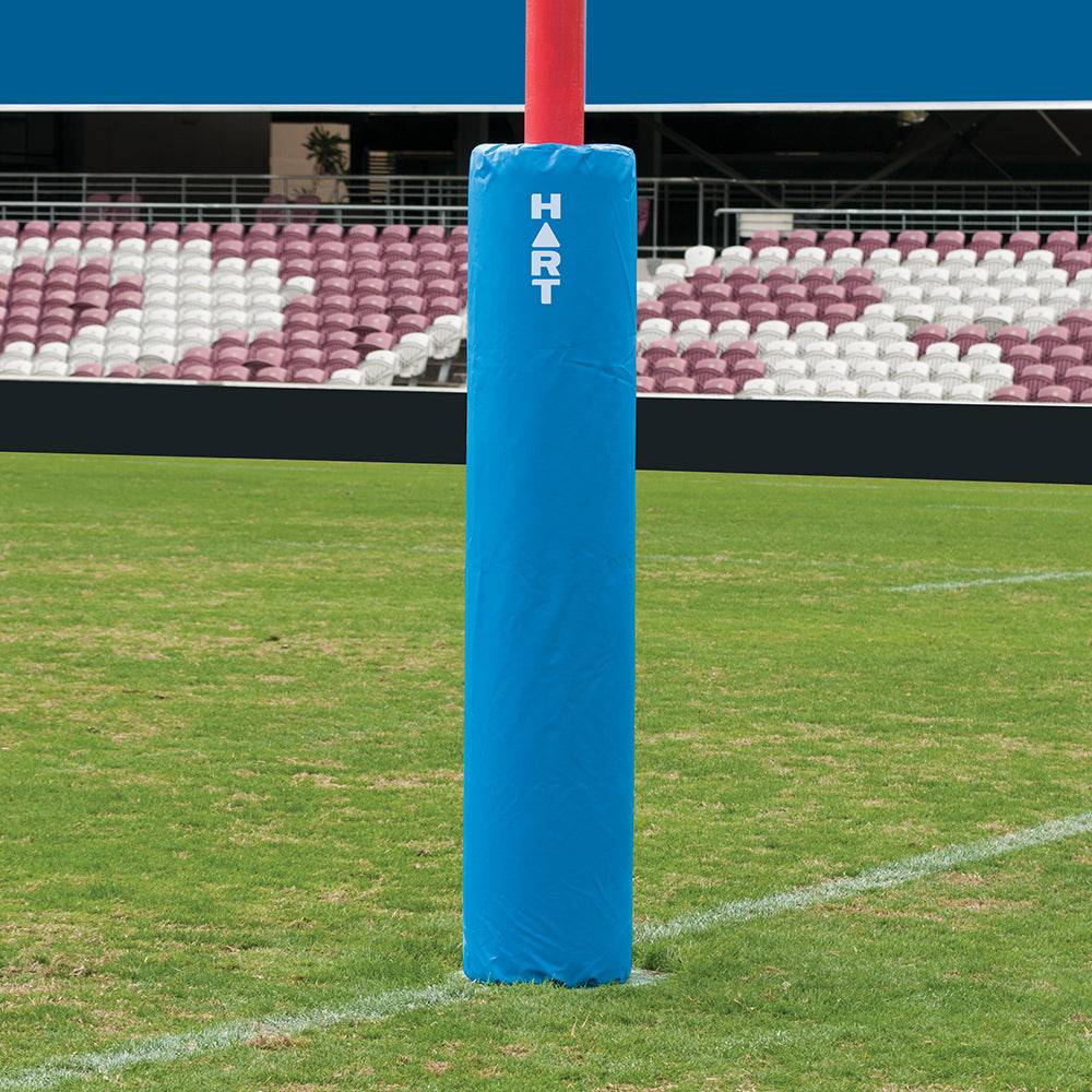 HART Round Rugby Post Pads 35cm - 100mm Cut Out - HART Sport