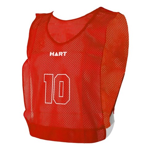 HART Basketball Numbered Bibs Snr - Red