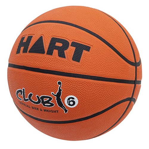 4-186 - HART Club Rubber Basketball Sz6 | Hart Sport New Zealand