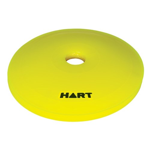 HART Flat Marker Pack of 10 Fluro Yellow